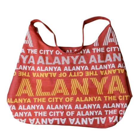 Alanya Temalı Klasik Plaj Çantası - 3
