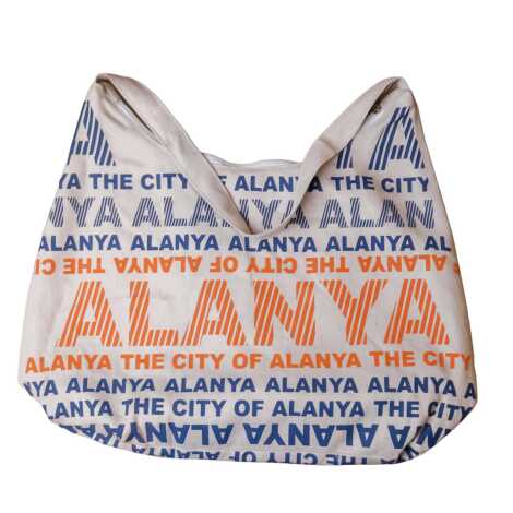 Alanya Temalı Klasik Plaj Çantası - 6