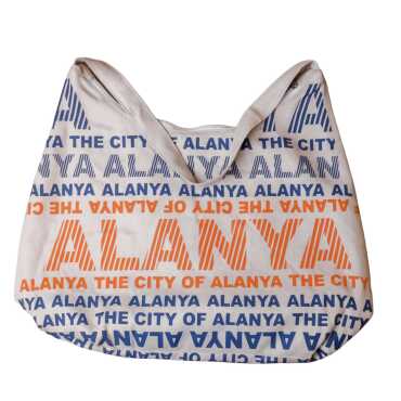 Alanya Temalı Klasik Plaj Çantası - 6