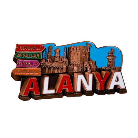 Alanya Temalı Metal Mix Magnet - 13