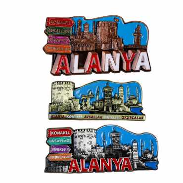 Alanya Temalı Metal Mix Magnet - 2