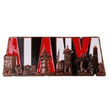 Alanya Themed Metal Mix Refrigerator Magnet - 7