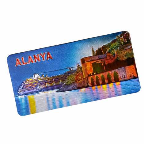 Alanya Temalı Metalize Magnet 50*100 Mm - 12