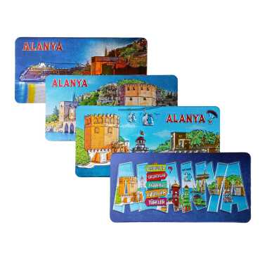 Alanya Temalı Metalize Magnet 50*100 Mm - 2