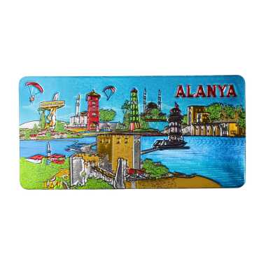Alanya Temalı Metalize Magnet 50*100 Mm - 7