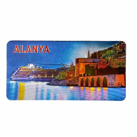 Alanya Temalı Metalize Magnet 50*100 Mm - 8