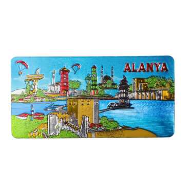 Alanya Temalı Metalize Magnet 50*100 Mm - 9