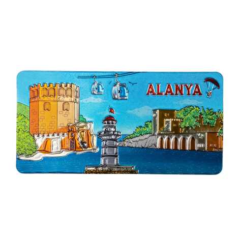 Alanya Temalı Metalize Magnet 50*100 Mm - 11