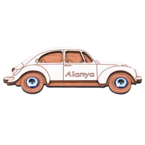 Toptan Alanya Temalı Myros Ahşap Magnet - 14