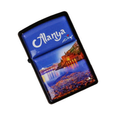 Alanya Temalı Myros Benzinli Çakmak - 2