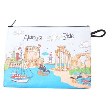 Toptan Alanya Temalı Myros Cüzdan 215x155x8 mm - 8