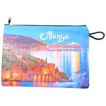 Toptan Alanya Temalı Myros Cüzdan 215x155x8 mm - Thumbnail