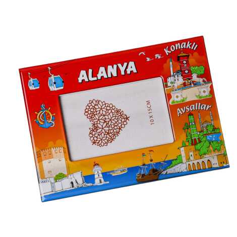 Toptan Alanya Temalı Myros Fotoğraf Çerçevesi 10x15 cm - 3