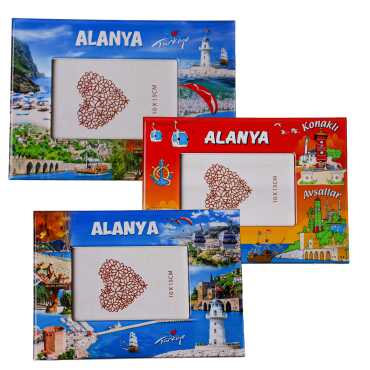 Toptan Alanya Temalı Myros Fotoğraf Çerçevesi 10x15 cm - 4