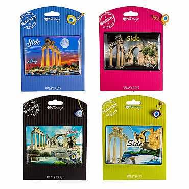 Alanya Themed Myros Carded Refrigerator Magnet - 3