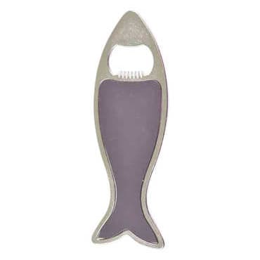 Alanya Themed Fish Shaped Metal Magnetic Bottle Opener 120x43 mm - 2
