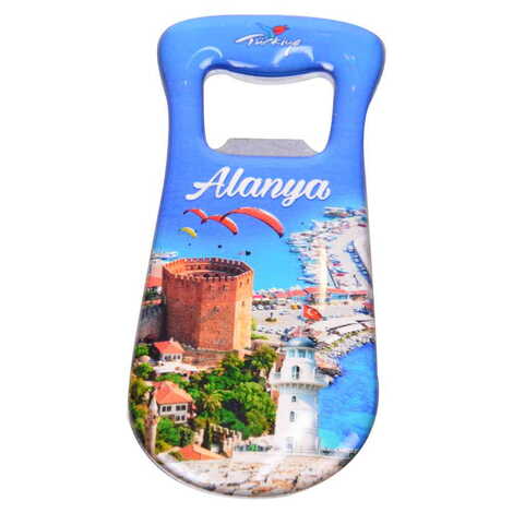 Toptan Alanya Temalı Myros Oval Açacak Magnet T - 4