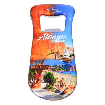 Toptan Alanya Temalı Myros Oval Açacak Magnet T - 7