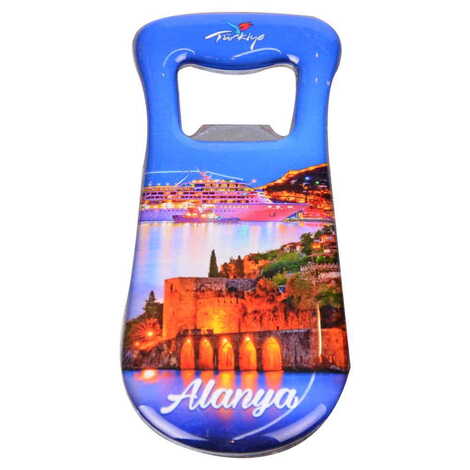 Toptan Alanya Temalı Myros Oval Açacak Magnet T - 8