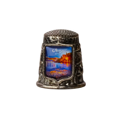 Alanya Temalı Myros Metal Kare Yüksük 20x25 mm - 3