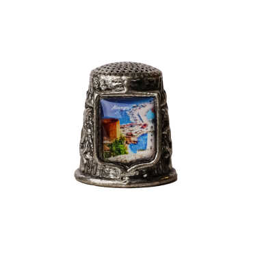 Alanya Themed Myros Metal Square Thimble 20x25 mm - 2