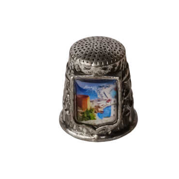 Alanya Themed Myros Metal Square Thimble 20x25 mm - 8