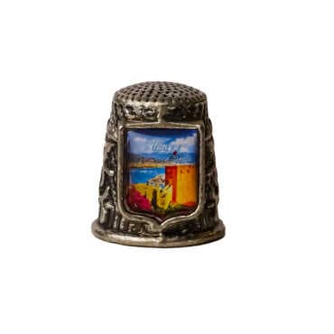Alanya Themed Myros Metal Square Thimble 20x25 mm - 5
