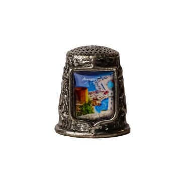Alanya Themed Myros Metal Square Thimble 20x25 mm - 6