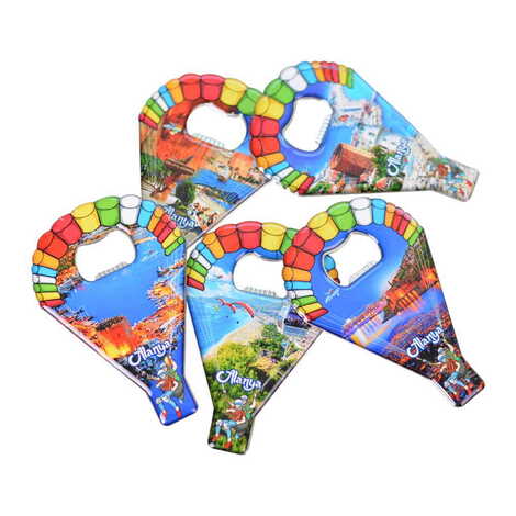 Toptan Alanya Temalı Myros Metal Paraşüt Açacak Magnet 113x75 mm - 3