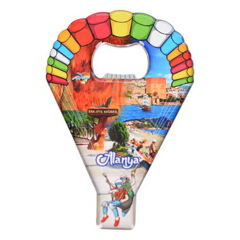 Toptan Alanya Temalı Myros Metal Paraşüt Açacak Magnet 113x75 mm - 6