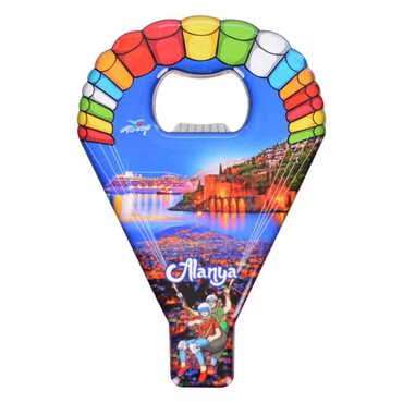 Toptan Alanya Temalı Myros Metal Paraşüt Açacak Magnet 113x75 mm - 8