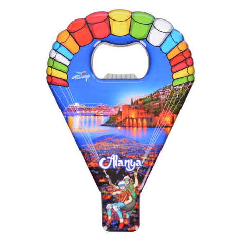 Toptan Alanya Temalı Myros Metal Paraşüt Açacak Magnet 113x75 mm - 8