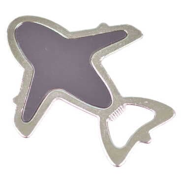 Alanya Themed Plane Shaped Metal Magnetic Bottle Opener 105x89 mm - 2