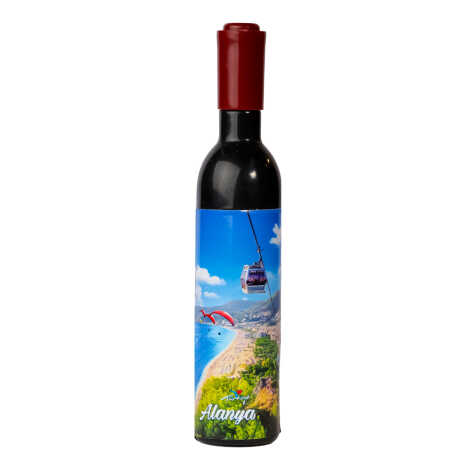 Toptan Alanya Temalı Myros Şişe Şekilli Tirbüşon Açacak 115x25x25 mm - 8