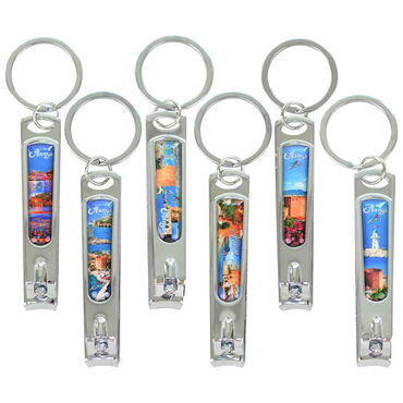 Alanya Themed Customised Metal Epoxy Nail Clipper 16x80x15 mm - 6
