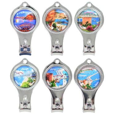 Alanya Themed Customised Metal Epoxy Nail Clipper 60x32x14 mm - 2