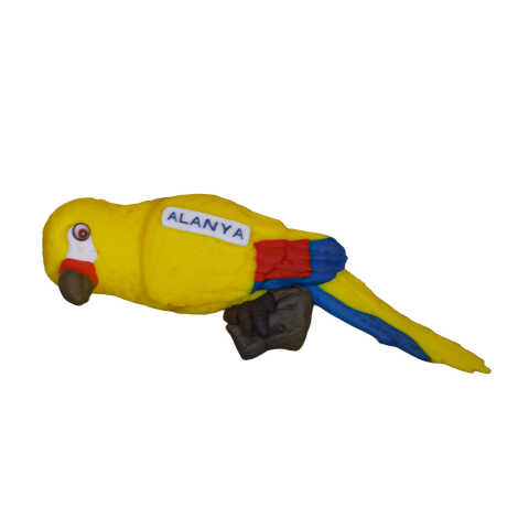 Alanya Temalı Papağan Fimo Magnet - 5