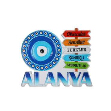 Toptan Alanya Temalı Polyester Magnet - 7