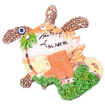 Alanya Themed Polyester Fridge Magnet - 40