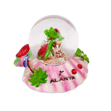 Alanya Temalı Polyester Sulu Küre 45 mm - Myros