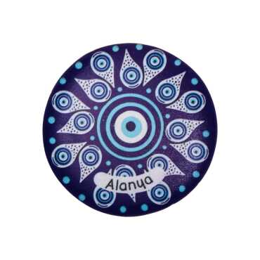 Alanya Temalı Polyester Taş Magnet - Myros