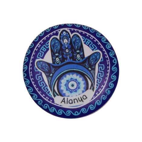 Alanya Temalı Polyester Taş Magnet - 11