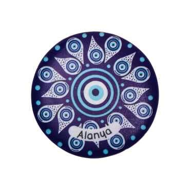 Alanya Themed Polyester Stone Refrigerator Magnet