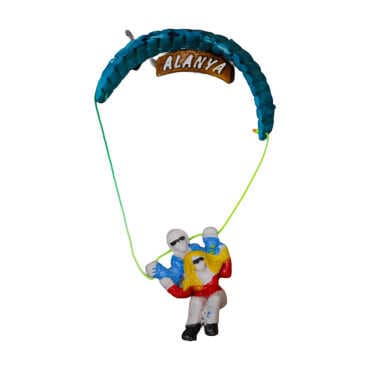 Alanya Themed Polyester Single Parachute Refrigerator Magnet