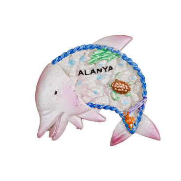 Toptan Alanya Temalı Taşli Ve Sedefli̇ Polyester Magnet - 4