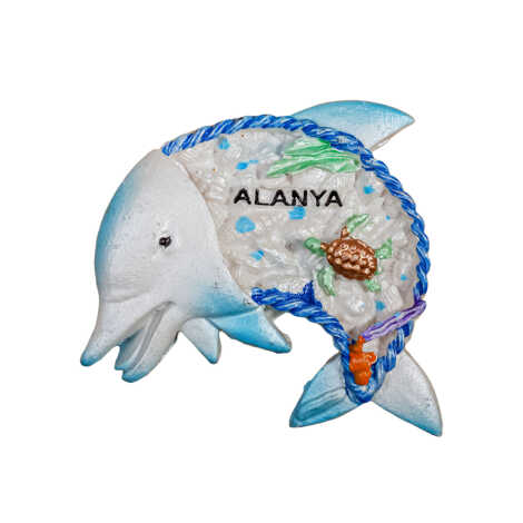 Toptan Alanya Temalı Taşli Ve Sedefli̇ Polyester Magnet - 5