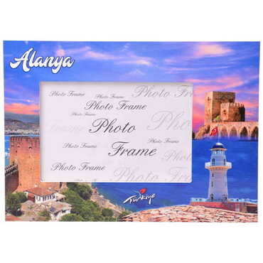 Toptan Alanya Temalı Uv Baskılı Fotoğraf Çerçevesi 10x15 cm - Thumbnail