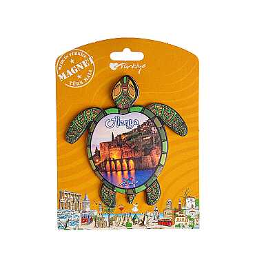 Alanya Temalı Uv Baskılı Kartonetli Plastik Magnet - 6