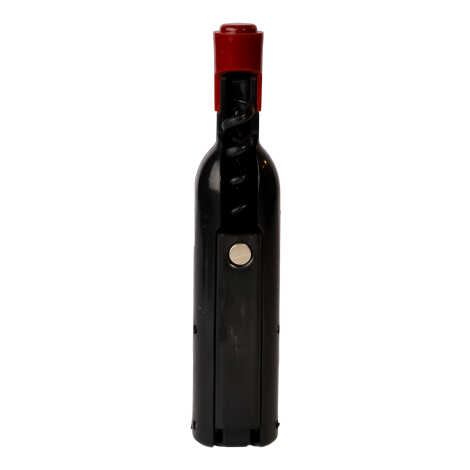 Alanya Themed Bottle Shaped Metal Wine Bottle Corkscrew Opener-Magnetic 115x25x25 mm - 2