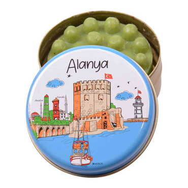 Myros - Alanya Themed Custom Print Metal Tin Soap Box